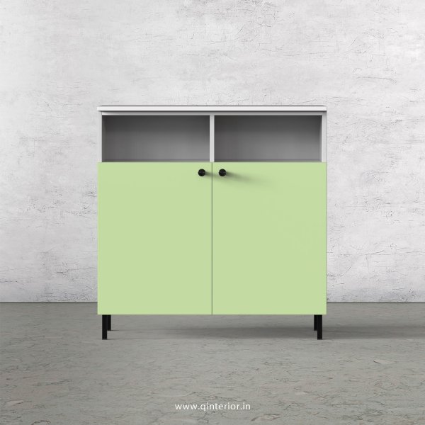 Lambent Cabinet Box in White and Pairie Green Finish – QSB055 C83