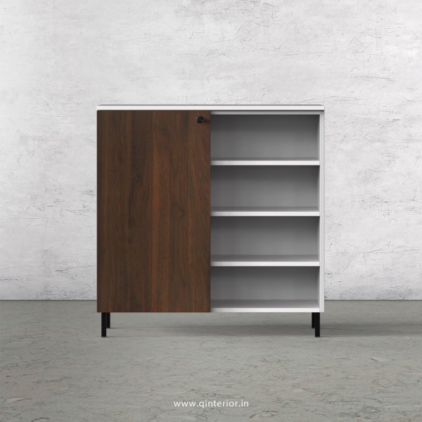 Lambent Cabinet Box in White and Walnut Finish – QSB058 C67