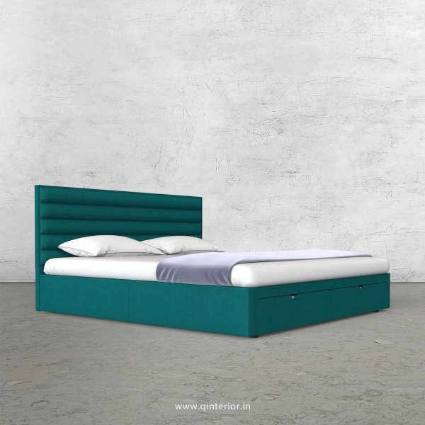 Crux King Size Storage Bed in Cotton Plain - KBD001 CP16