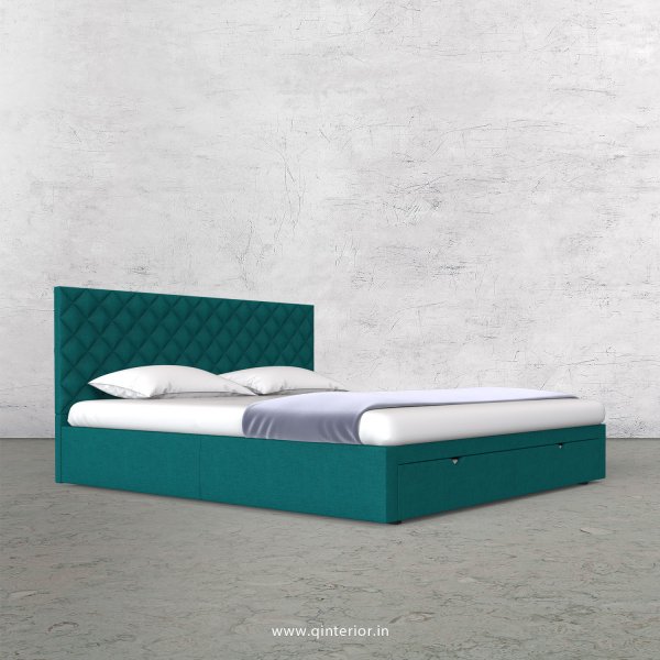Aquila King Size Storage Bed in Cotton Plain - KBD001 CP16