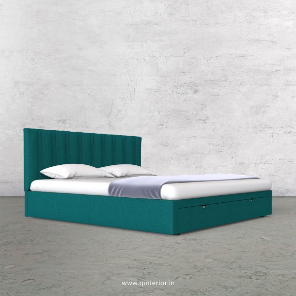 Leo King Size Storage Bed in Cotton Plain - KBD001 CP16