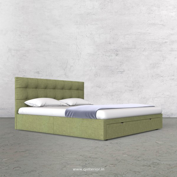 Lyra King Size Storage Bed in Cotton Plain - KBD001 CP18