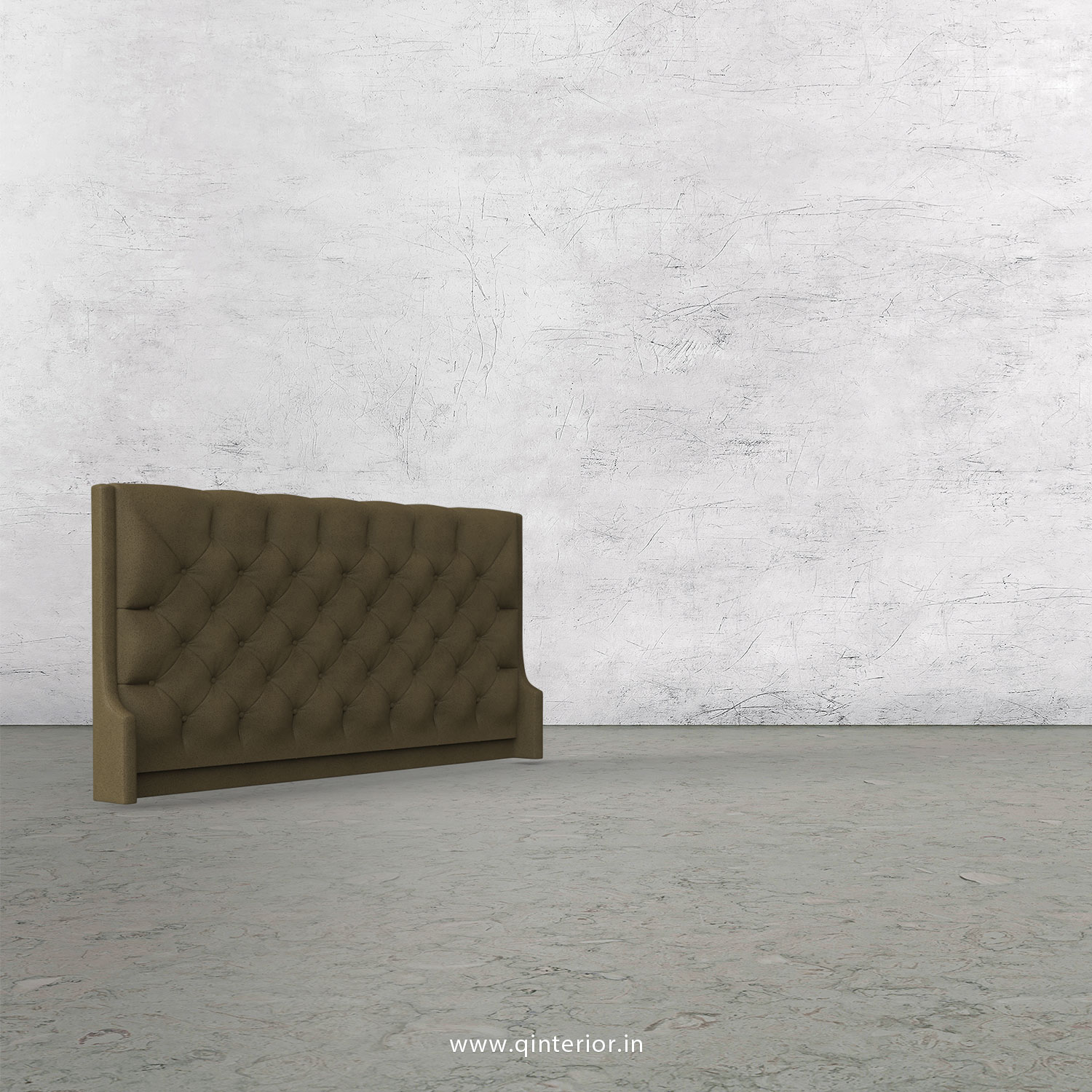 Scorpius Bed Headboard in Fab Leather Fabric - BHB002 FL01