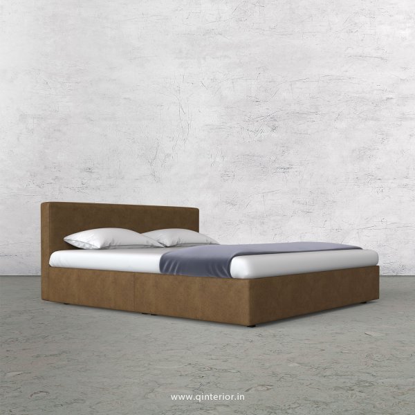 Nirvana Queen Bed in Fab Leather Fabric - QBD009 FL02