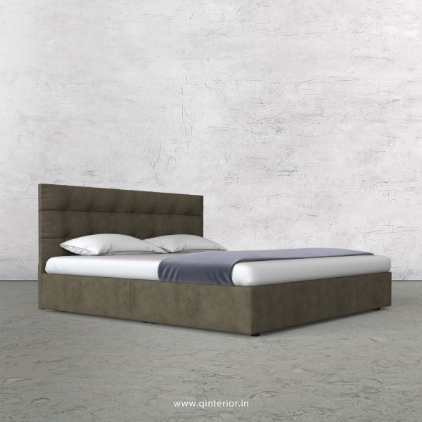 Lyra Queen Bed in Fab Leather Fabric - QBD009 FL03