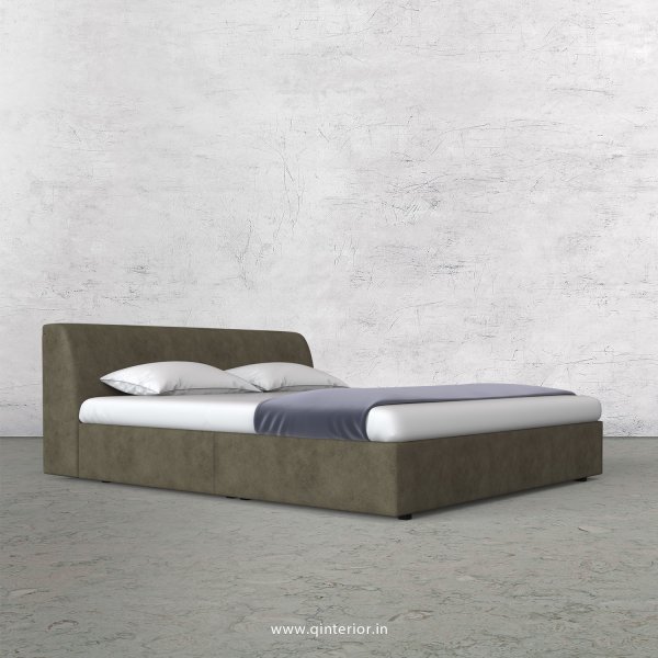 Luxura Queen Sized Bed in Fab Leather Fabric - QBD009 FL03