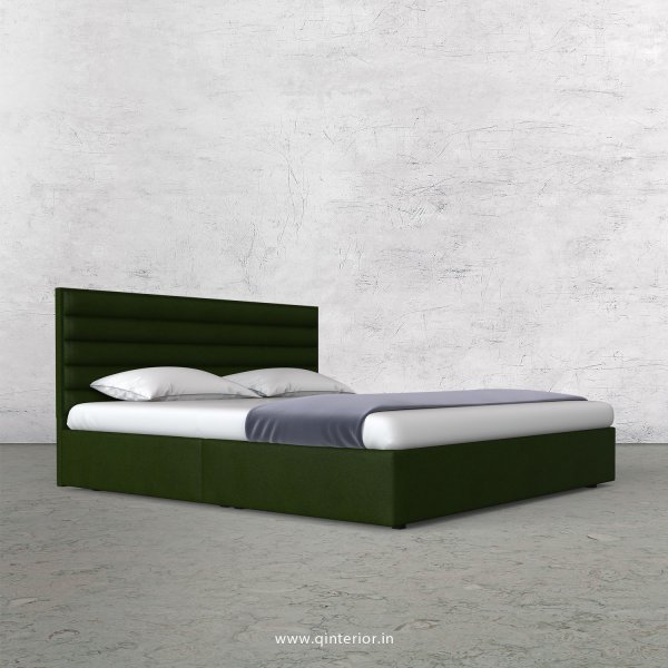 Crux King Size Bed in Fab Leather Fabric - KBD009 FL04