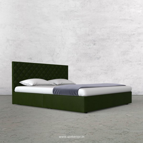 Aquila Queen Bed in Fab Leather Fabric - QBD009 FL04