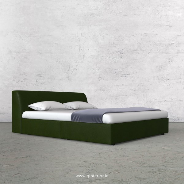 Luxura King Size Bed in Fab Leather Fabric - KBD009 FL04