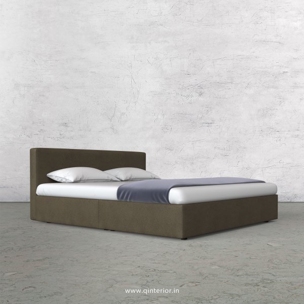 Nirvana Queen Bed in Fab Leather Fabric - QBD009 FL06