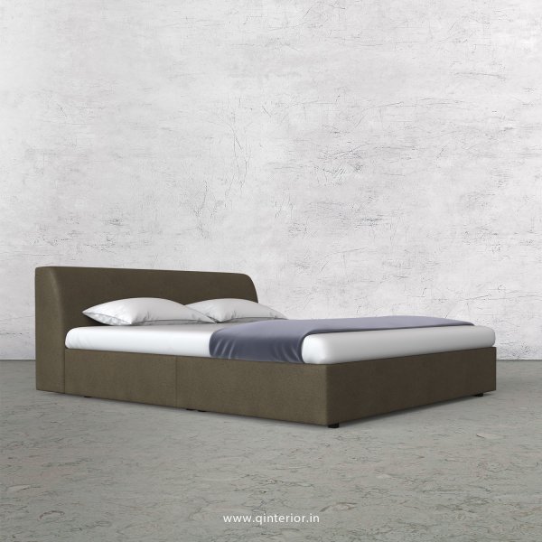 Luxura Queen Sized Bed in Fab Leather Fabric - QBD009 FL06