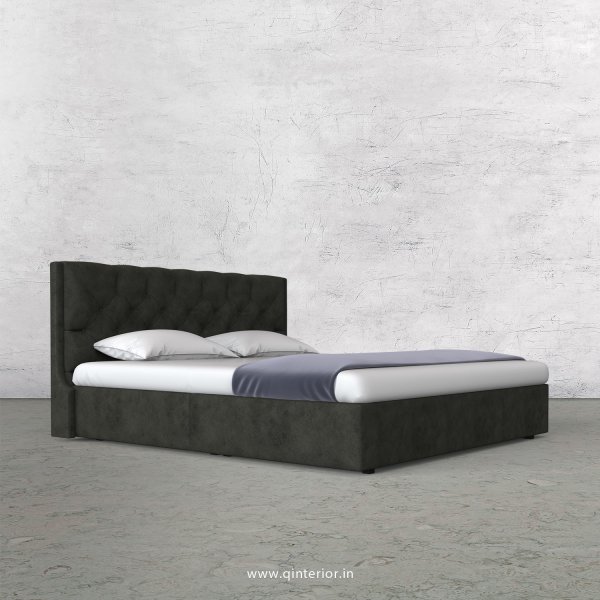 Scorpius King Size Bed in Fab Leather Fabric - KBD009 FL07