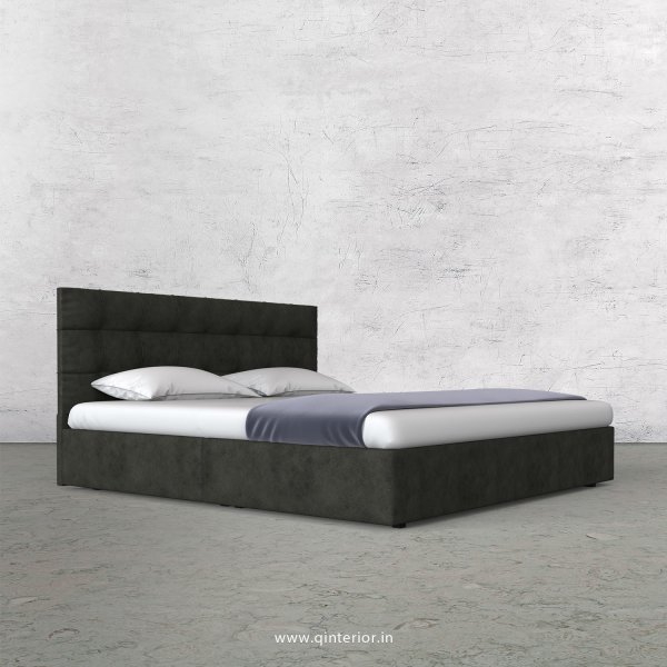Lyra King Size Bed in Fab Leather Fabric - KBD009 FL07