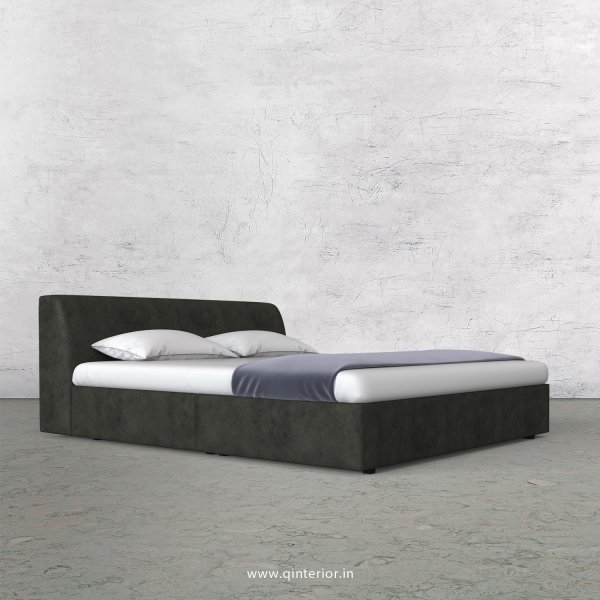 Luxura King Size Bed in Fab Leather Fabric - KBD009 FL07