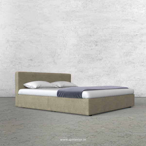 Nirvana King Size Bed in Fab Leather Fabric - KBD009 FL10