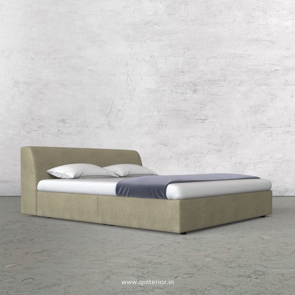 Luxura Queen Sized Bed in Fab Leather Fabric - QBD009 FL10