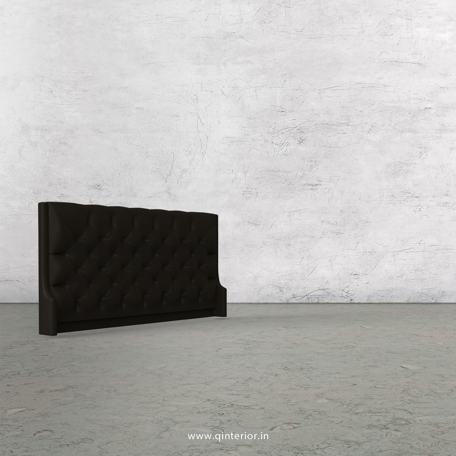 Scorpius Bed Headboard in Fab Leather Fabric - BHB002 FL11