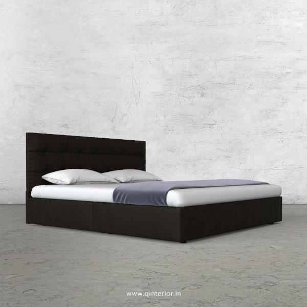Lyra King Size Bed in Fab Leather Fabric - KBD009 FL11