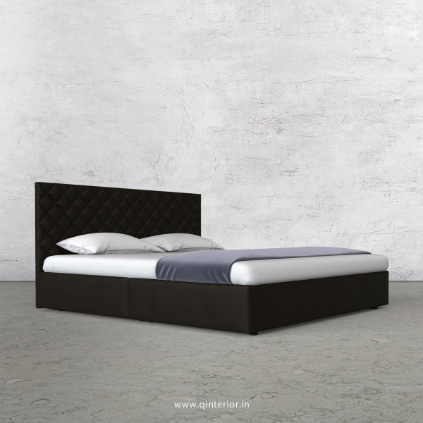 Aquila Queen Bed in Fab Leather Fabric - QBD009 FL11