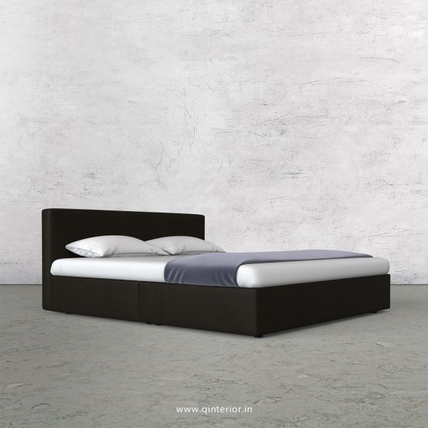 Nirvana King Size Bed in Fab Leather Fabric - KBD009 FL11