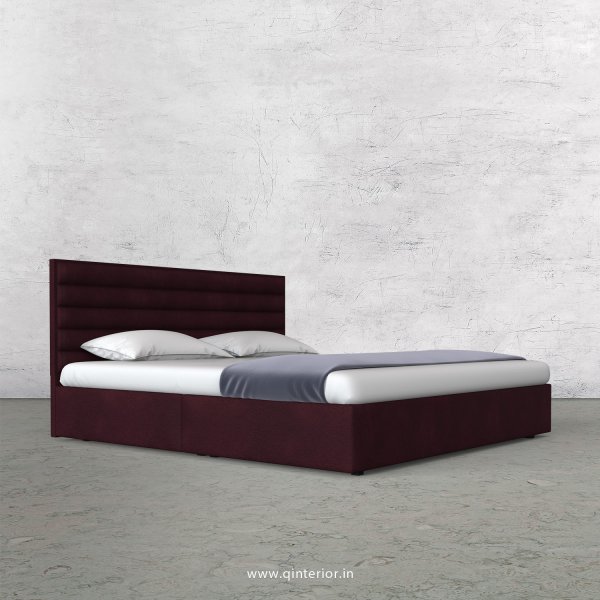Crux King Size Bed in Fab Leather Fabric - KBD009 FL12