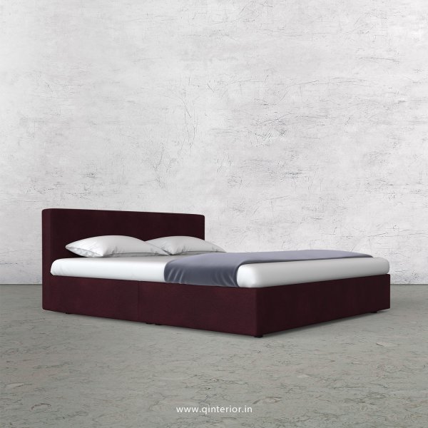 Nirvana Queen Bed in Fab Leather Fabric - QBD009 FL12
