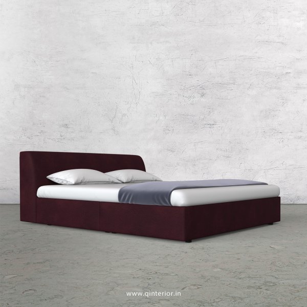 Luxura King Size Bed in Fab Leather Fabric - KBD009 FL12