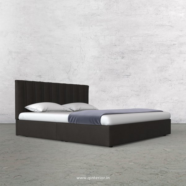 Leo King Size Bed in Fab Leather Fabric - KBD009 FL15