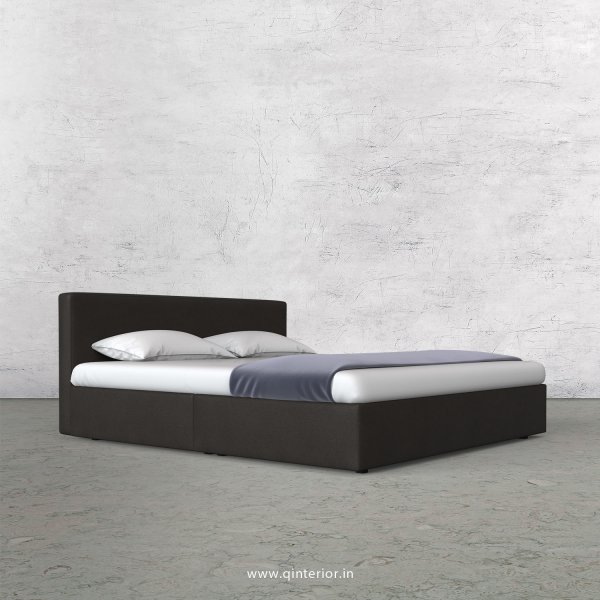 Nirvana King Size Bed in Fab Leather Fabric - KBD009 FL15