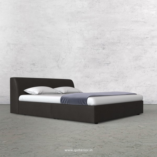 Luxura King Size Bed in Fab Leather Fabric - KBD009 FL15