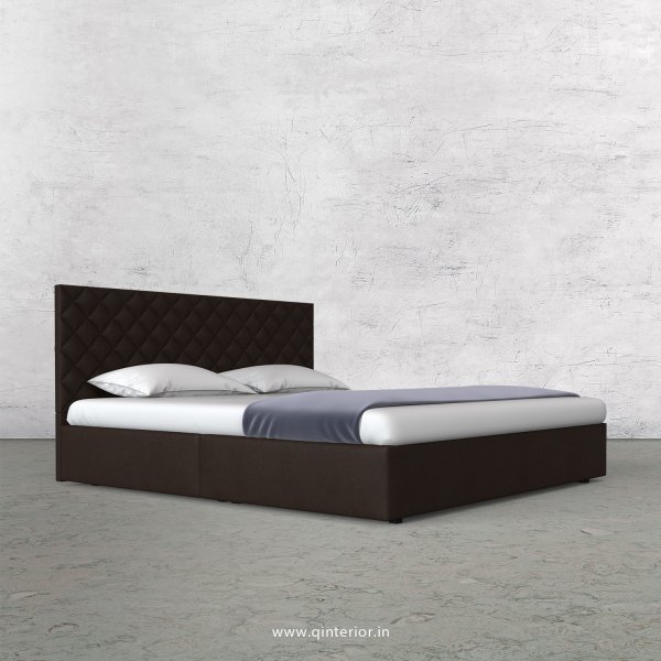 Aquila King Size Bed in Fab Leather Fabric - KBD009 FL16