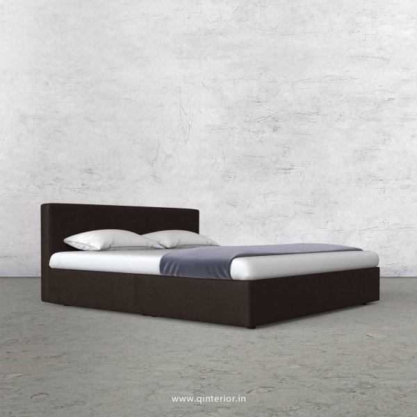 Nirvana King Size Bed in Fab Leather Fabric - KBD009 FL16