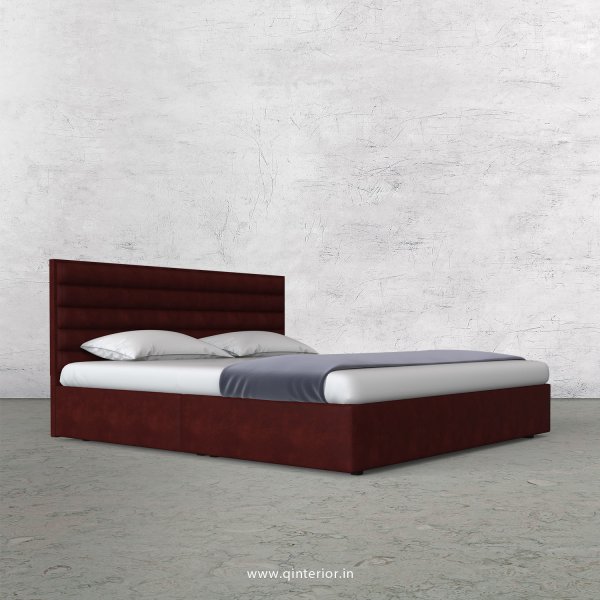 Crux Queen Bed in Fab Leather Fabric - QBD009 FL17