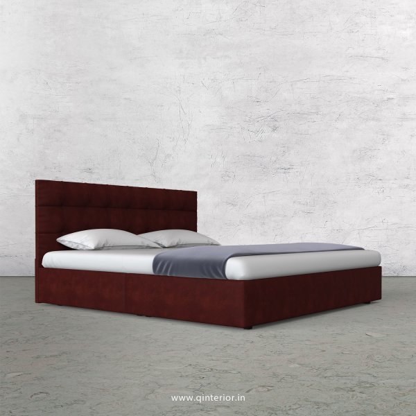 Lyra Queen Bed in Fab Leather Fabric - QBD009 FL17
