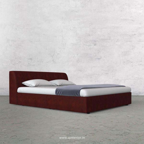 Luxura King Size Bed in Fab Leather Fabric - KBD009 FL17