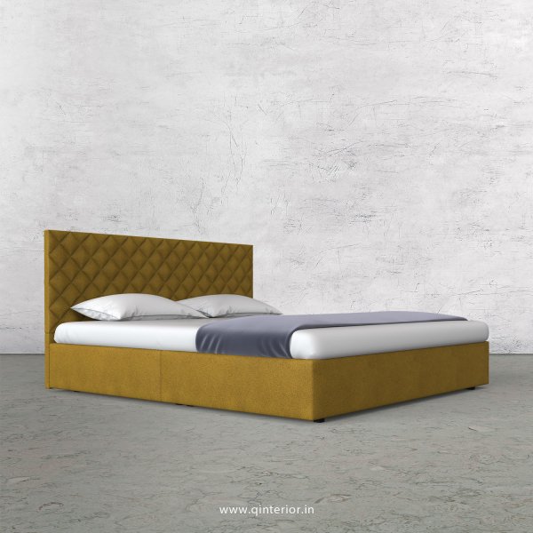 Aquila King Size Bed in Fab Leather Fabric - KBD009 FL18