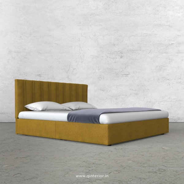 Leo King Size Bed in Fab Leather Fabric - KBD009 FL18