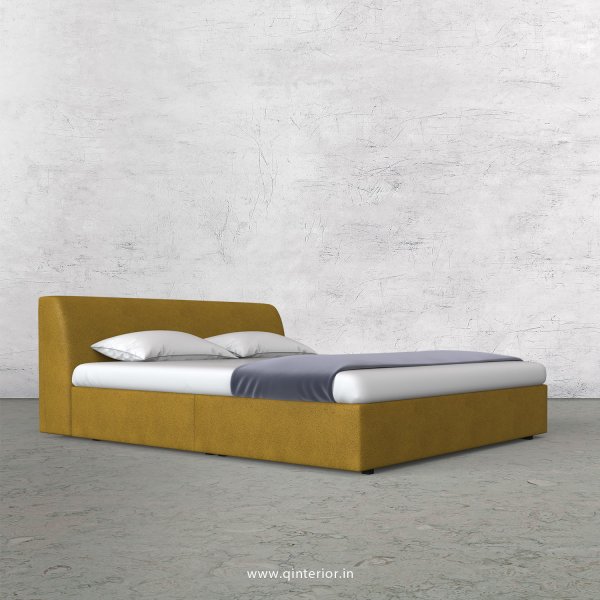 Luxura Queen Sized Bed in Fab Leather Fabric - QBD009 FL18
