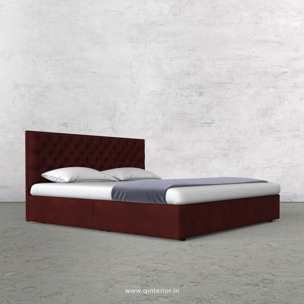 Orion Queen Bed in Fab Leather Fabric - QBD009 FL08