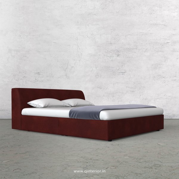 Luxura Queen Sized Bed in Fab Leather Fabric - QBD009 FL08