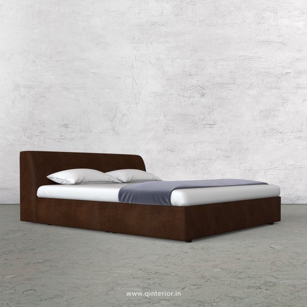 Luxura Queen Sized Bed in Fab Leather Fabric - QBD009 FL09