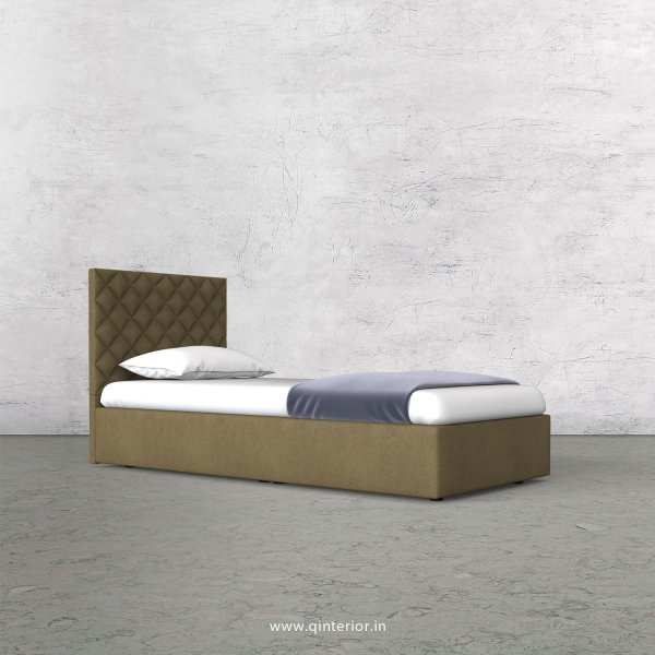 Aquila Single Bed in Fab Leather Fabric - SBD009 FL01
