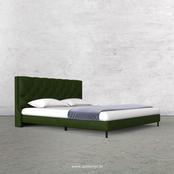 Scorpius Queen Size Bed with Fab Leather Fabric - QBD003 FL04