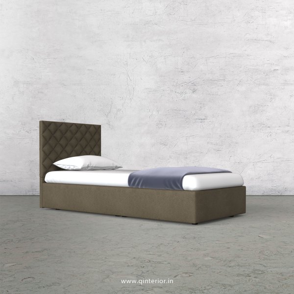 Aquila Single Bed in Fab Leather Fabric - SBD009 FL06
