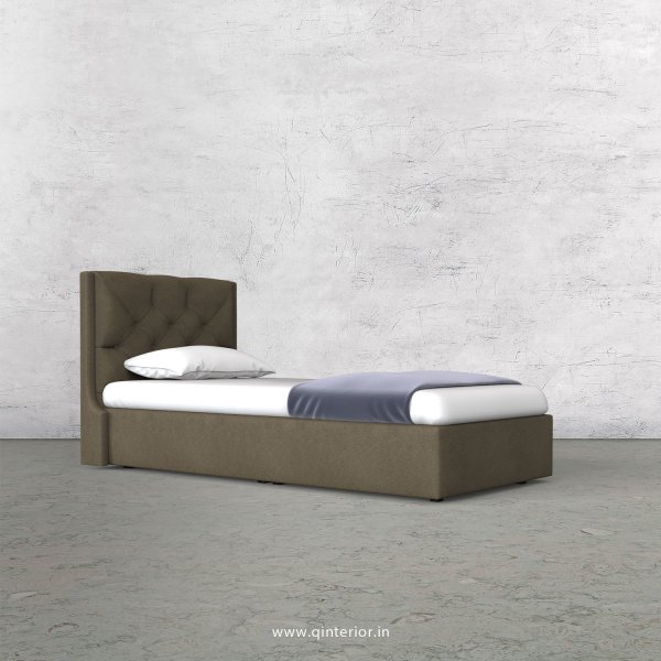 Scorpius Single Bed in Fab Leather Fabric - SBD009 FL06