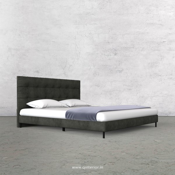 Lyra Queen Size Bed with Fab Leather Fabric - QBD003 FL07