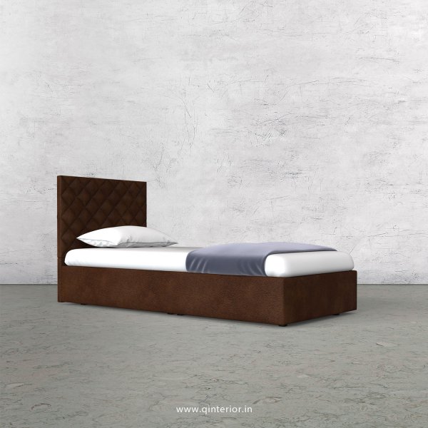 Aquila Single Bed in Fab Leather Fabric - SBD009 FL09