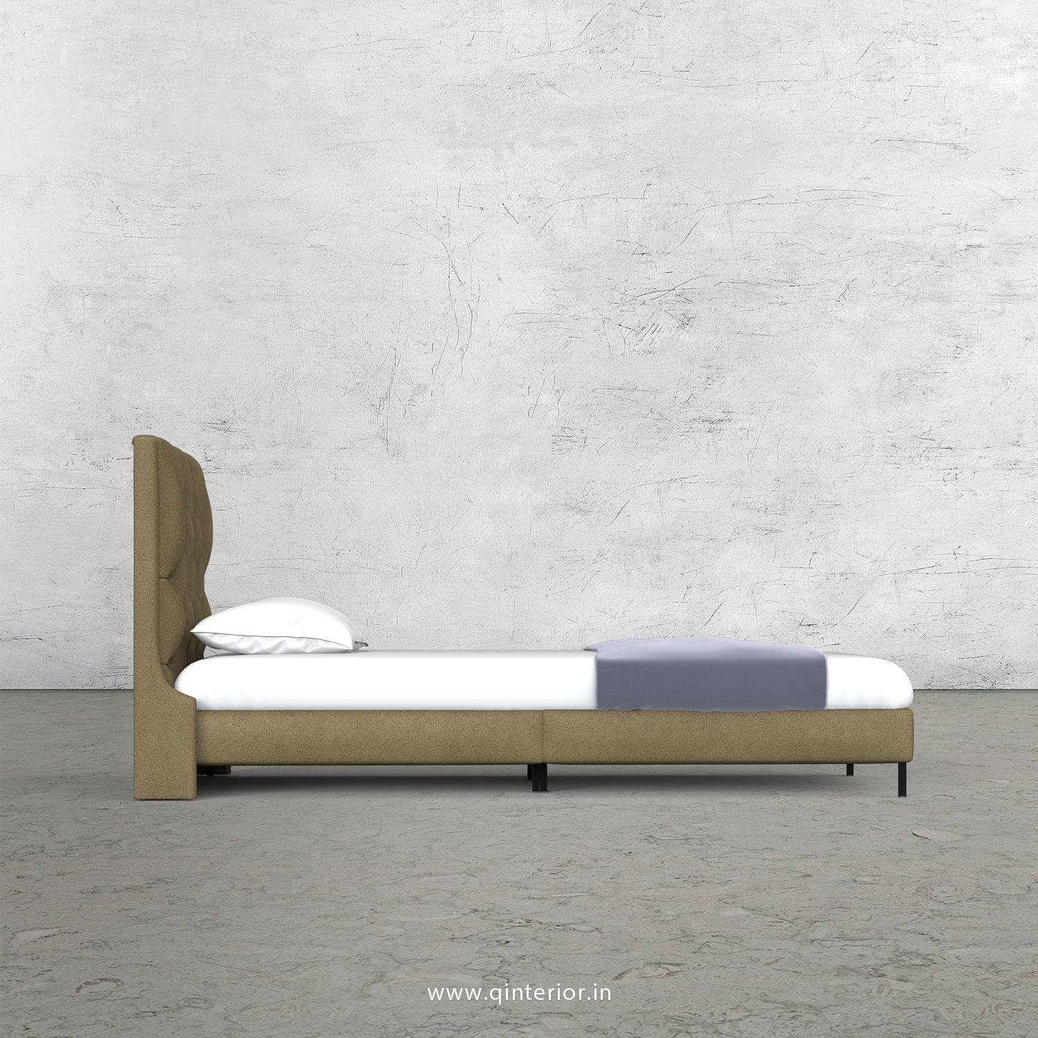 Scorpius Single Bed in Fab Leather – SBD003 FL01