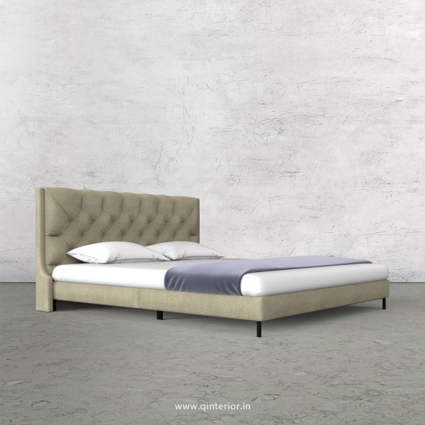 Scorpius Queen Size Bed with Fab Leather Fabric - QBD003 FL10