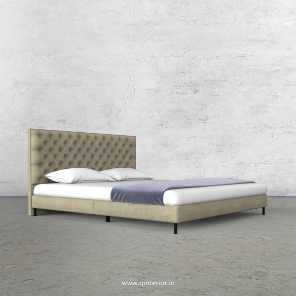 Orion King Size Bed in Fab Leather Fabric - KBD003 FL10